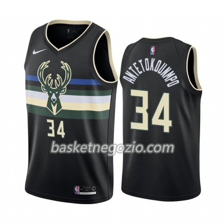 Canotte Uomo Milwaukee Bucks Giannis Antetokounmpo 34 2019-20 Nike Statement Edition Swingman